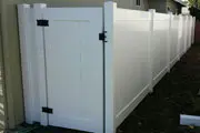White Vinyl Gate Fencing